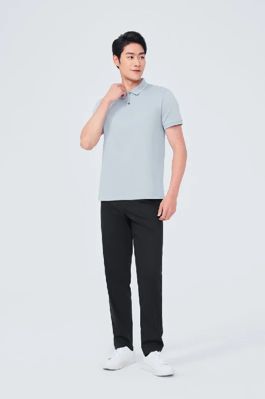 Super Soft Pique Tipped Polo | Grey Blue BLE251 Super Soft Pique Tipped Polo | Grey Blue BLE251