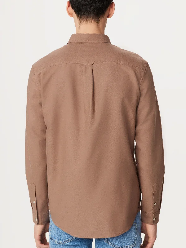 The Jasper Oxford Shirt in Walnut
