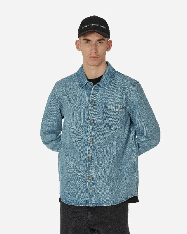 Vittorio Brodée Poitrine Overshirt Light Blue