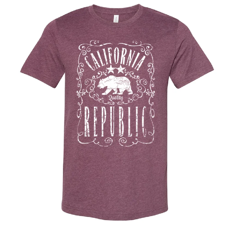 Large / Heather Maroon