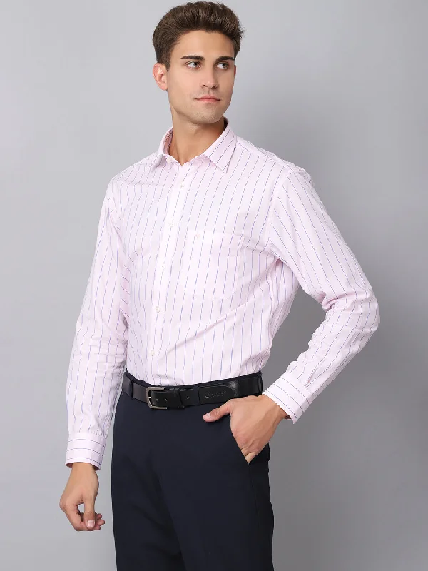 Cantabil Men's Pink Shirt