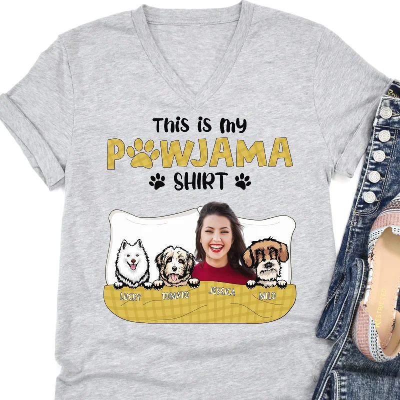 Women V-neck / V White / S