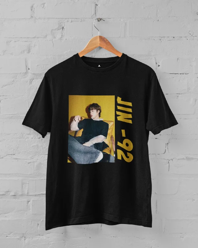 JIN: BTS-HALF-SLEEVE T-SHIRTS