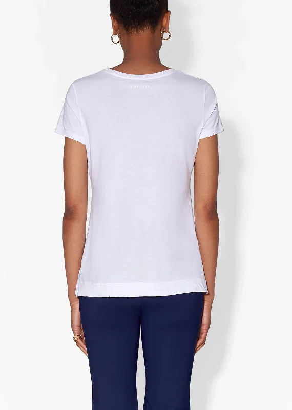 SHORT SLEEVE CREWNECK T-SHIRT IN PIMA COTTON
